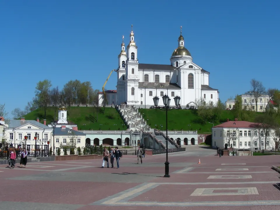 Climb to the Assumption Cathedral above the Vitba