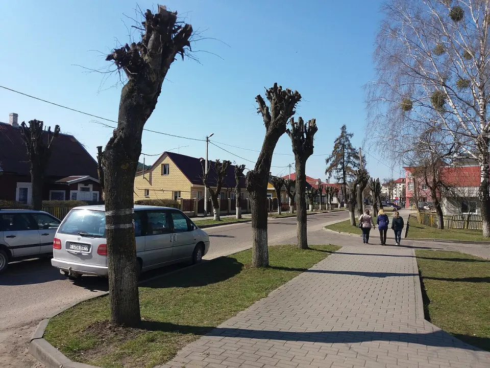 Walk through central Ivacevičy