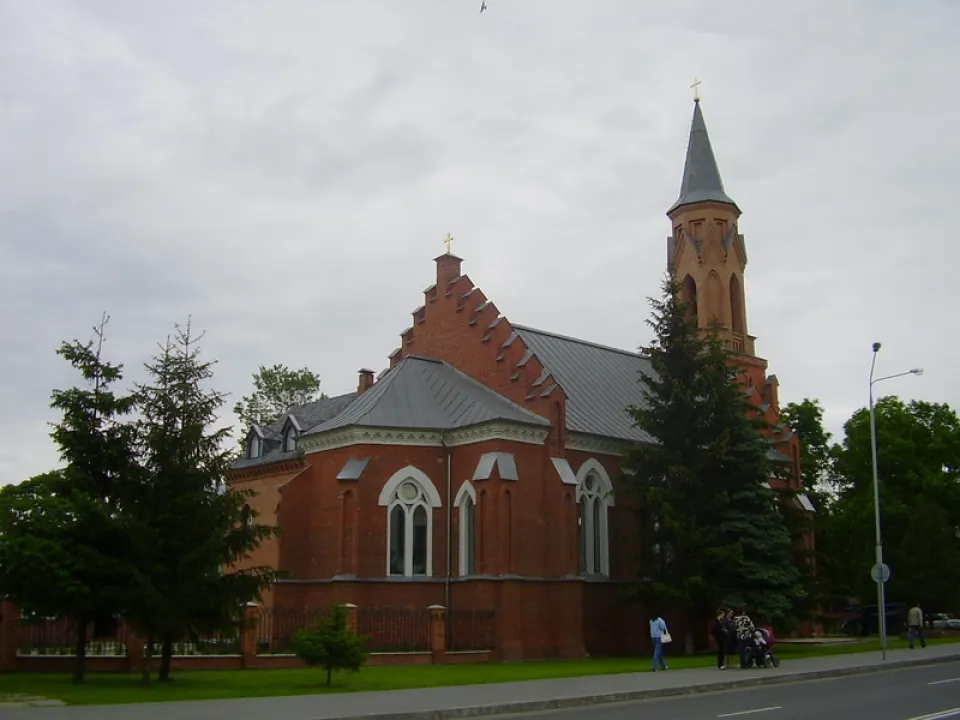 See Holy Trinity Church in Rechytsa