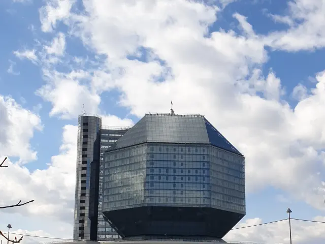 Go up to the National Library observation deck - Minsk