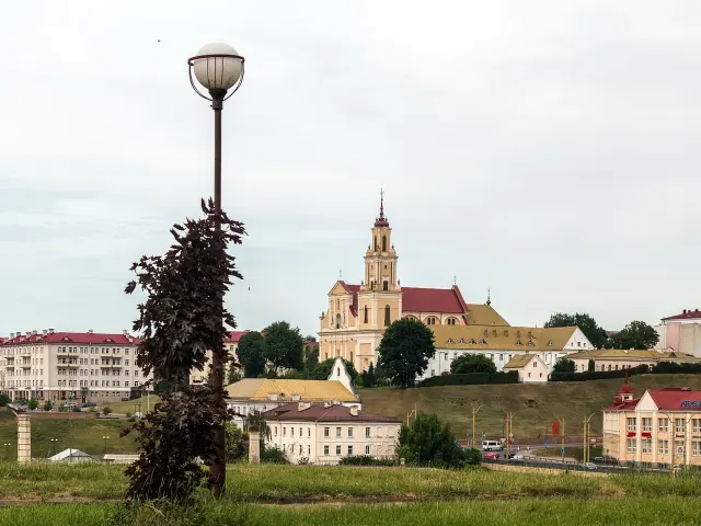Climb to the Bernardine church above the Neman - Hrodna