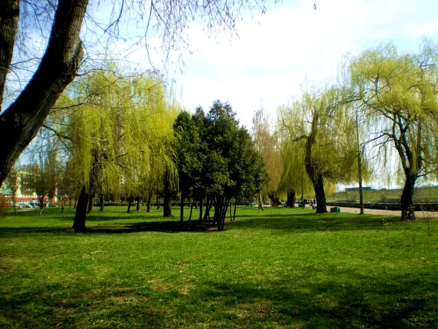 Walk along Francysk Skaryna Embankment - Brest